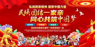 民族团结一家亲    