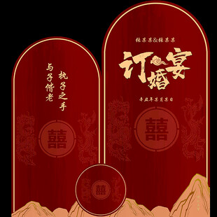 婚礼展板