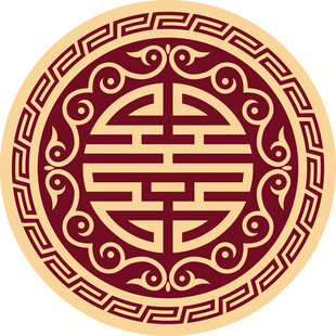 中国风花纹