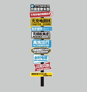 日产立牌 