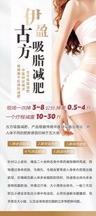 古法减肥   吸脂减肥 展板 