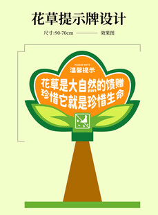 提示牌