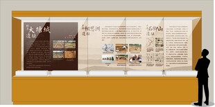 广西贵港博物馆陈列美陈橱窗展板