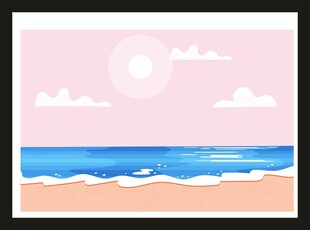海边沙滩风景
