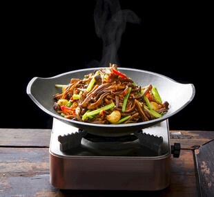 餐饮特色干锅鹿茸菇高清图
