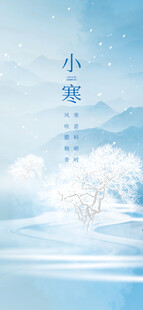 小寒节气海报