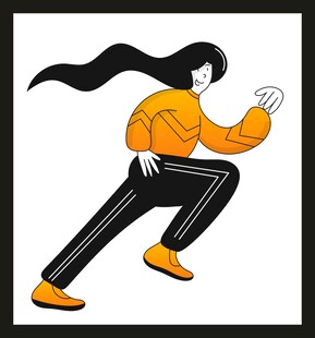运动跑步人物