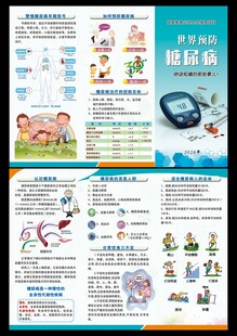 预防糖尿病 折页