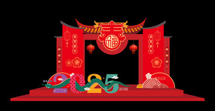 新年氛围营造
