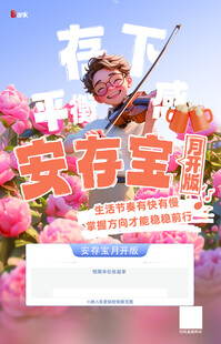 银行海报 灯箱片