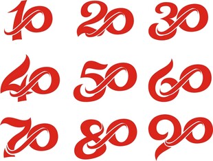 周年数字