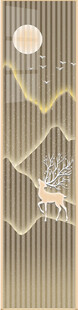 麋鹿挂画
