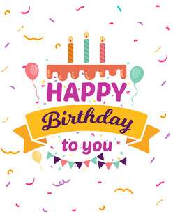 生日快乐装饰背景