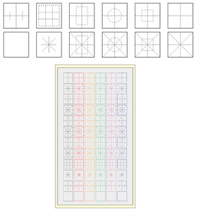 各种样式的写字格
