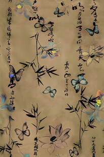 数码印花 蝴蝶