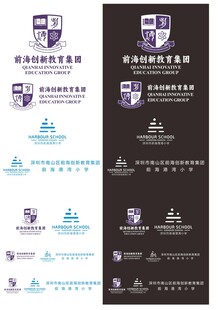 前海创新教育集团港湾小学标志