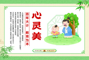 礼仪展板