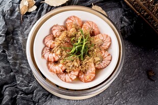 蒜蓉蒸虾