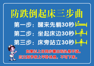 医院防跌倒起床三步曲