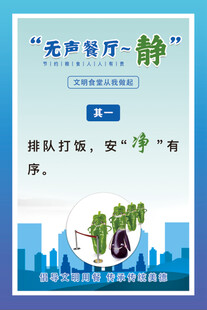 食堂文化 展板