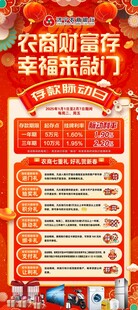 农商行蛇年展架