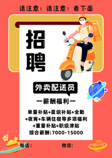 外卖员招聘