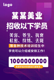 美容美业海报
