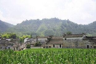 安徽黄山西递风光图片