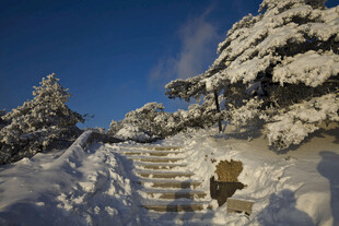 安徽雪后黄山风景图片