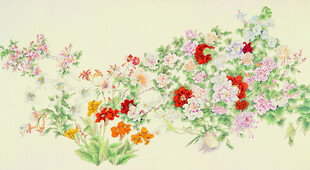 百花争艳图