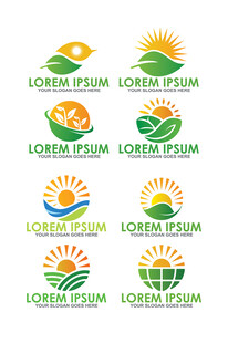 绿色农业企业LOGO模板