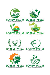 绿色农业企业LOGO模板