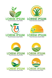 绿色农业企业LOGO模板