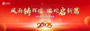 2025蛇年年会舞台背景