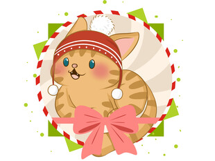 卡通猫插画