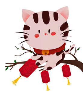 手绘猫
