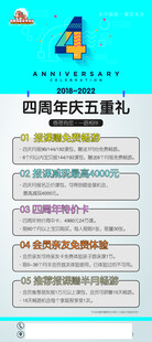 亲子游泳四周年庆展架