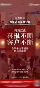地产 微信 喜报 海报