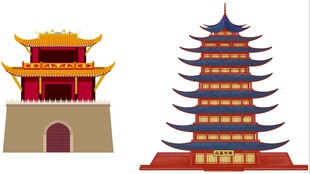 矢量城楼