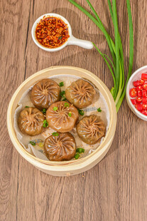 小笼包 荞麦包 
