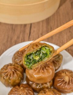 小笼包 荞麦包 