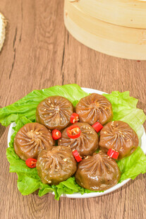 小笼包 荞麦包 