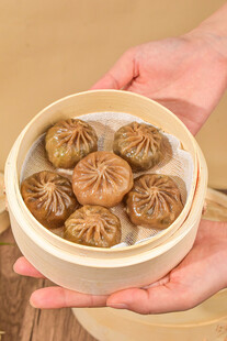 小笼包 荞麦包 