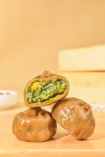 小笼包 荞麦包 