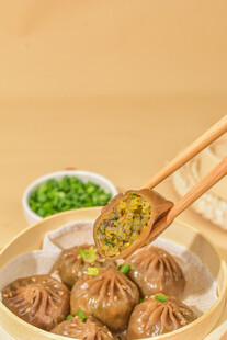 小笼包 荞麦包 