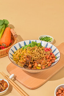 荞麦面 拌面