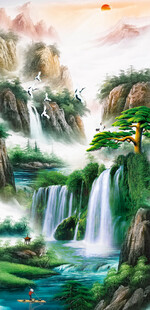 山水风景画