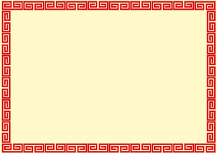 中式国潮边框