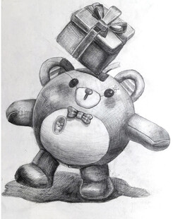 素描画礼物