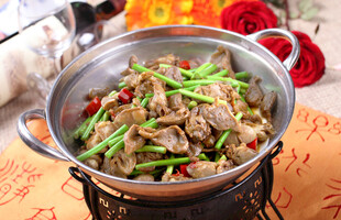 干锅鸡胗
